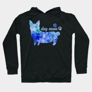 dog mom very cute corgis watercolor dog Hoodie